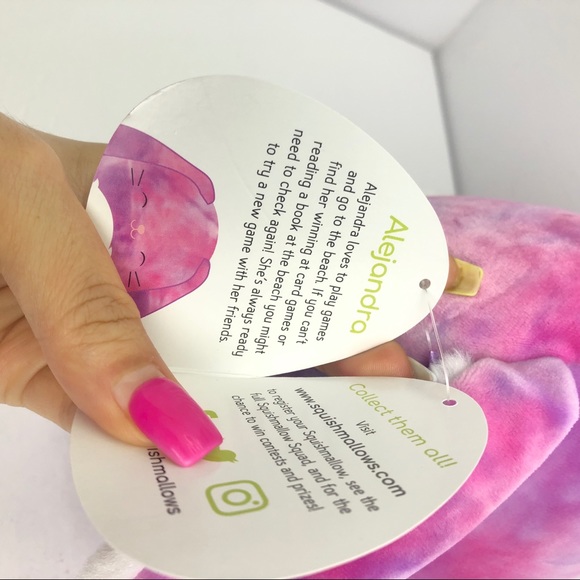 NWT Squishmallows Alejandra the Bunny 8” - Picture 5 of 6